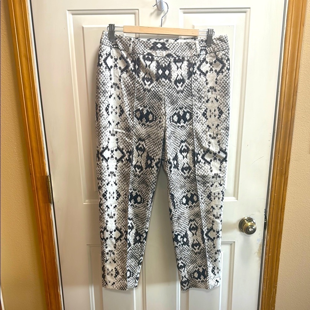 Worthington Modern Fit Snakeskin Print Pants size 10
